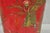 Mid 20th Century Italian Chinoiserie Hand Painted Oriental Red Tole Metal Wastebasket Trashcan For Sale In Philadelphia - Image 6 of 18