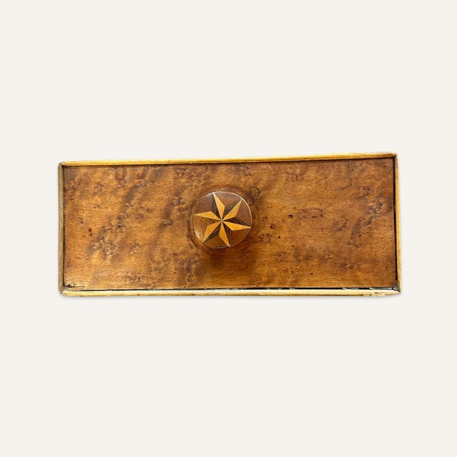 Wood Early 19th Century Sheraton Cherry and Birdseye Maple Nightstand For Sale - Image 7 of 11