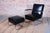 Set of Art Deco Lounge Chair with Ottoman in Chromed Steel and Leather by Willem Hendrik Gispen for Mücke Melder, Czech, 1930s For Sale - Image 4 of 12
