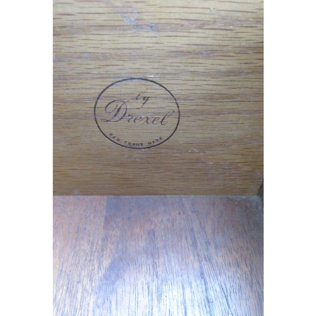 1940s Drexel Mahogany Server Buffet Sideboard Credenza Bathroom Vanity For Sale - Image 5 of 12