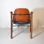 1960s Italian Mahogany & Leather Dining Chairs, 1960s, Set of 4 For Sale - Image 5 of 14