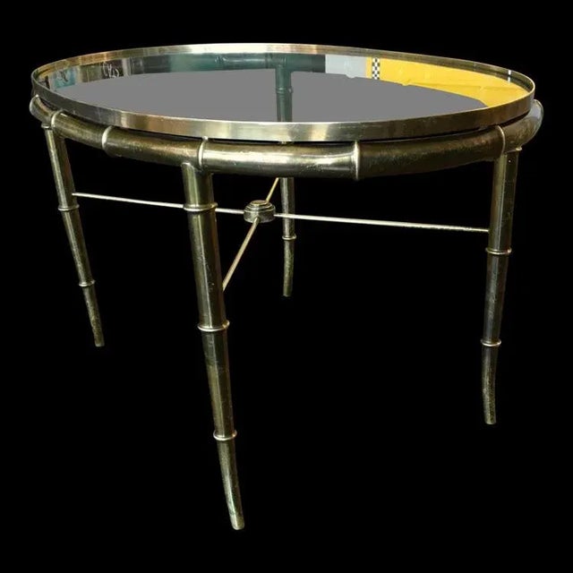 Mastercraft Faux Bamboo Petite Coffee Table For Sale - Image 13 of 13