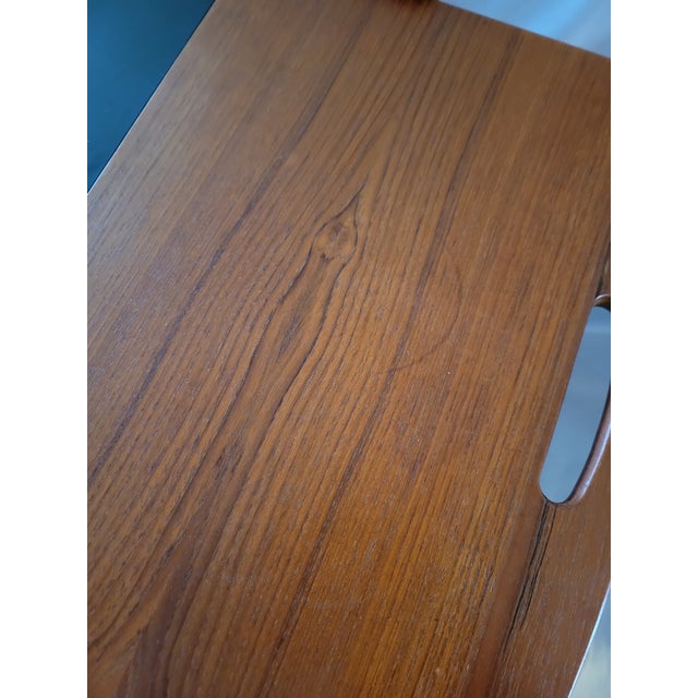 1960s Danish Modern Yngve Ekstrom Teak Bar Cart/Server For Sale - Image 11 of 11