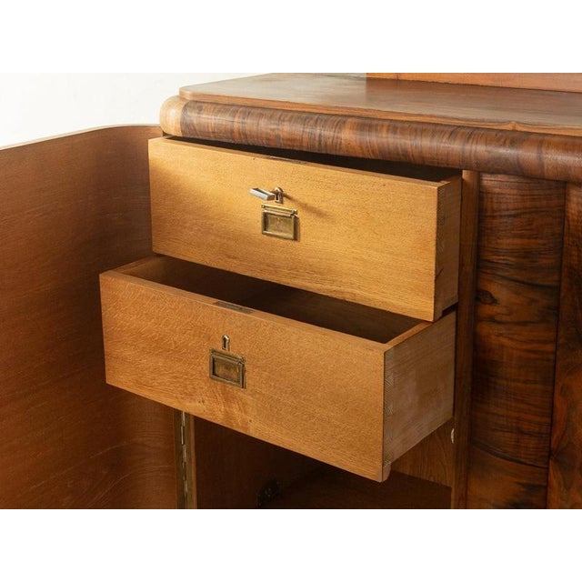 Art Deco Sideboard in Walnut, 1920s For Sale - Image 6 of 12