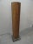 Amazing and one-of-a-kind floor lamp made from an antique Oak wooden column. The column has been sliced in half and wired...