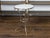 Midcentury Italian Maison Jansen Style Steel and Brass Table with Marble Top For Sale In Atlanta - Image 6 of 11