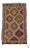 Vintage Embroidered Kilim Rug - 2'8" x 4'7" For Sale