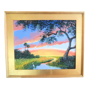 "Sunrise" - Original Signed Oil on Canvas by Mark Stanford, Premier Contemporary Artist