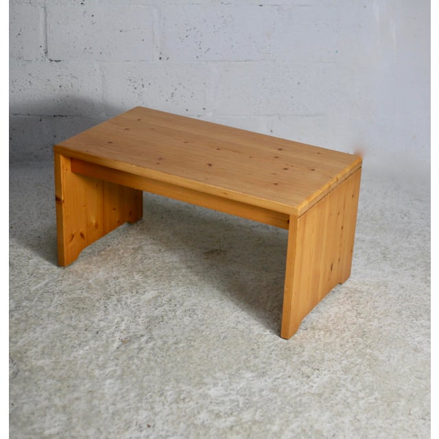 Pine Coffee Table by Charlotte Perriand for Les Arcs, France, 1960s For Sale - Image 8 of 17
