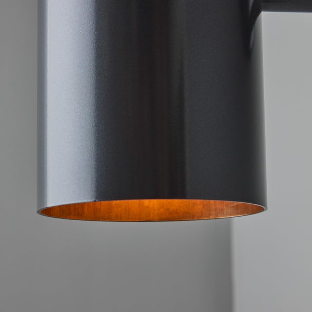 Pair of Hans-Agne Jakobsson C627/110 'Rulle' Sconces in Painted Steel For Sale - Image 10 of 11
