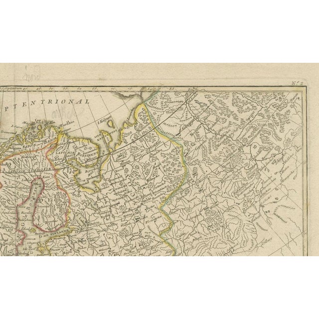 Europe Divided Into Principal States by Jean Denis Janvier, 1782 For Sale - Image 4 of 7