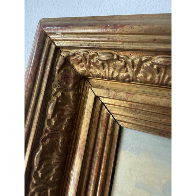 After Friedrich Loos, Donaulandschaft, 1800s, Oil Painting on Canvas, Framed For Sale - Image 4 of 9