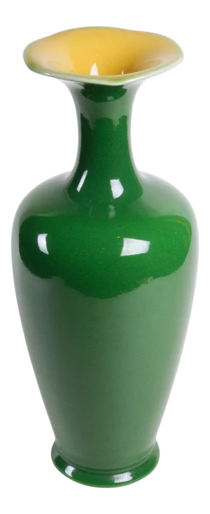 Rockwood Vase With Green High Glaze, American Art Pottery