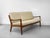 Cado 3-Seater Senator Sofa in Leather and Teak by Ole Wanscher for Cado, 1977 For Sale - Image 4 of 18