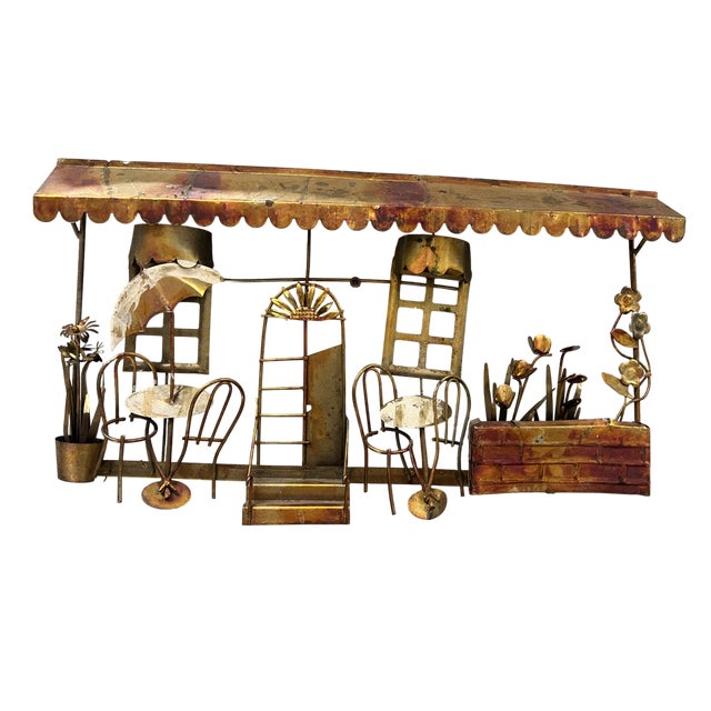 Curtis Jere Art Deco Café Bistro Wall Sculpture For Sale - Image 4 of 4