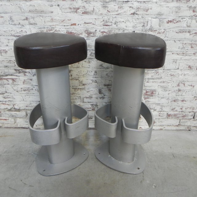 1990s Vintage Bar Stools, 1990s, Set of 2 For Sale - Image 5 of 17