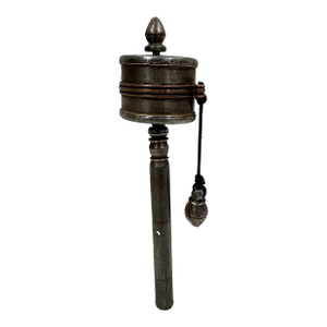 Tibetan Buddhist Handcrafted Handheld Spinning Prayer Wheel