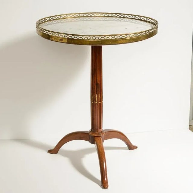 This ia a beautiful, Louis XVI period, Gueridon table Exceptional Louis XVI period mahogany Gueridon table. Elegant,...