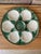 1950s French Longchamp Green and White Oyster Plate For Sale - Image 15 of 16