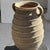 Large Ovoid Vase with Double Handles and Raised Grey-Beige Ridges, 1980s For Sale - Image 4 of 11