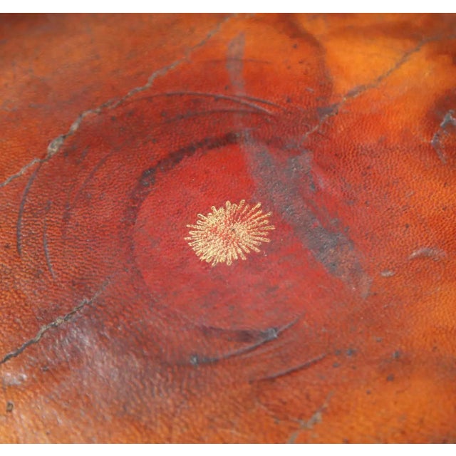 Gold 19th Century French Louis Philippe Walnut Somno Table With Leather Top For Sale - Image 8 of 9