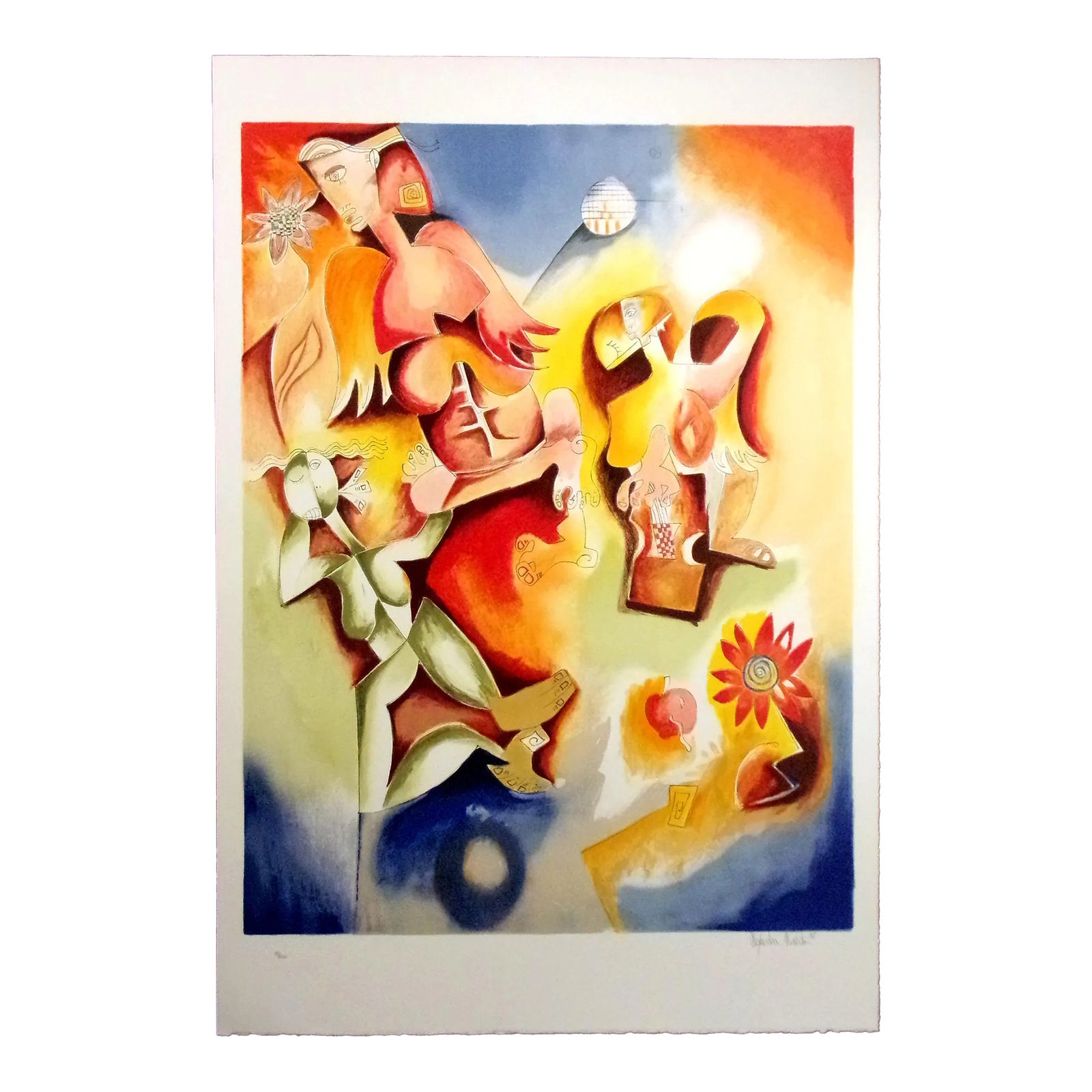 Alexandra Nechita、The Ballerina、希少画集画 s-l400.jpg