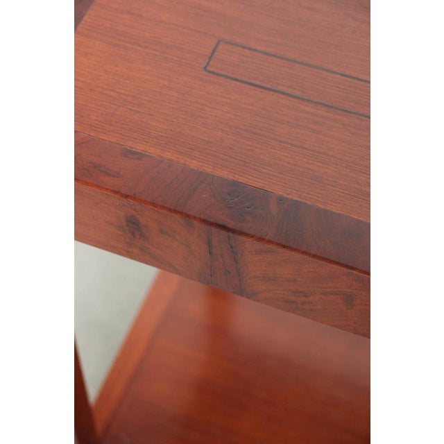 Tall Art Deco Decoforma Series Square Side Table from Schuitema For Sale - Image 9 of 12