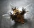 Vintage Florentine Silver-Plated and Gold-Plated 3-Light Ceiling or Wall Lamp from Banci Firenze, Italy, 1960s For Sale - Image 6 of 18