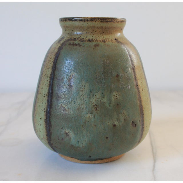 Mid 20th Century Vintage Studio Art Pottery Vessel or Vase For Sale - Image 5 of 7