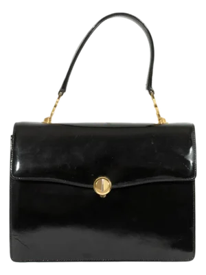 Gucci Black Patent Leather Handbag