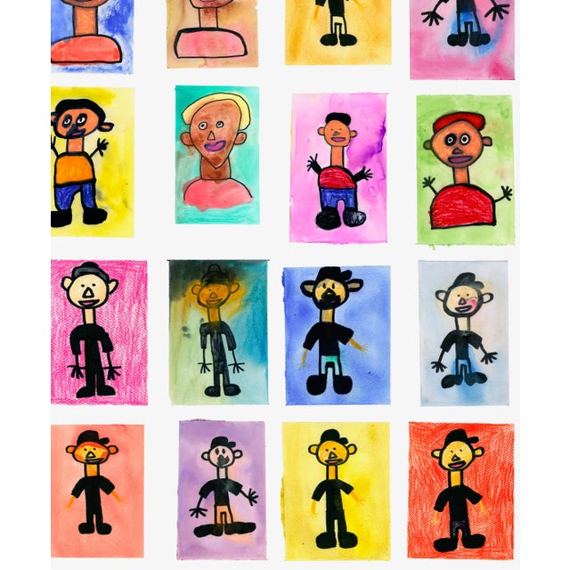 Outsider Art “Many Men” Giclee Print - For Sale - Image 4 of 5
