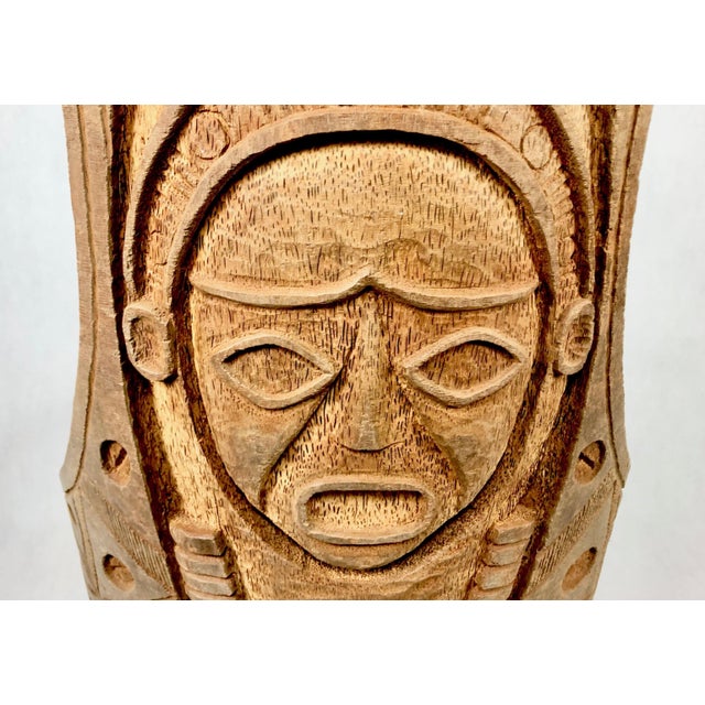 Tan Mid-Century Taino Style Chair, 1950s For Sale - Image 8 of 16