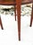 Vintage, Mahogany, Round End/Side Table, With Shelf, and Inlaid Wood Design, Federal Style, 1950’s For Sale - Image 9 of 11