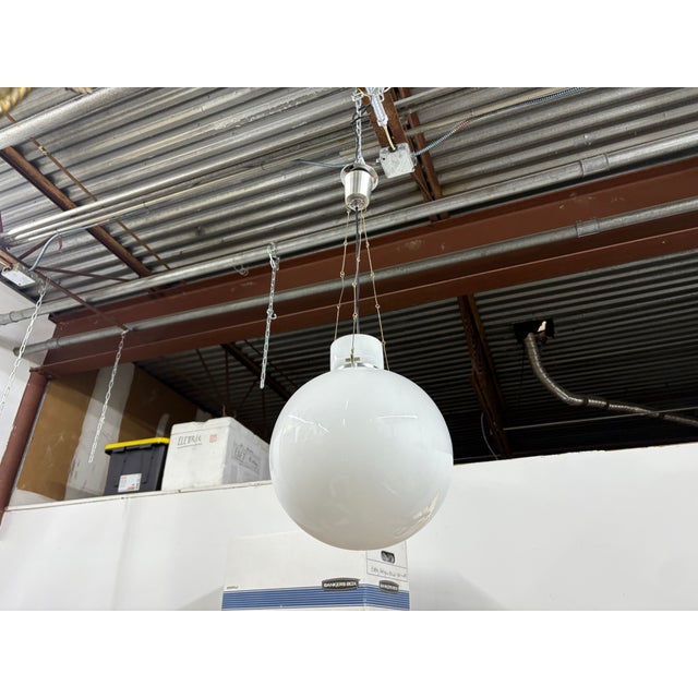 1970s Italian Modern Sphere Pendant For Sale - Image 11 of 11