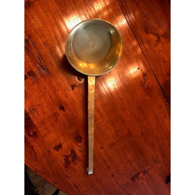 French Countryside Brass Ladle Bowl For Sale In New York - Image 6 of 6