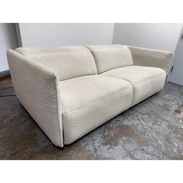 2010s Crate & Barrel Leisure Power Reclining Sofa For Sale - Image 5 of 12