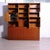 Nice bookcase, Italian design and production circa 1960s. The structure is very solid, made up of two blocks (top and...