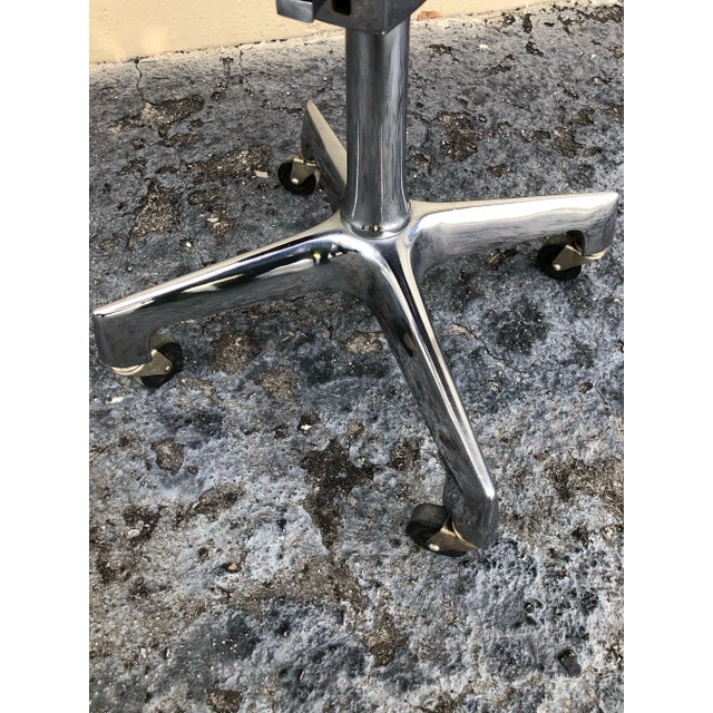 Mid Century Reliance Rolling Adjustable Pneumatic Exam Stool | Chairish