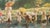 Fernand Amorsolo Student Painting University of the Philippines Under Occupation 1940s Planting Rice With Mayon Volcano For Sale - Image 4 of 10