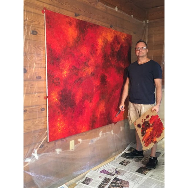 Pooling Infinity 1 Original Abstract Oil Painting On Canvas By