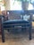 Campaign Leather Chair With Shearling Seat For Sale - Image 3 of 10