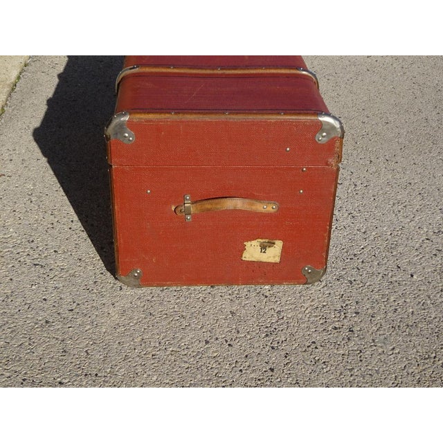 Early 20th Century Cabin Trunk, 1930s For Sale - Image 14 of 18