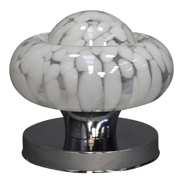 Italian Murano Glass Table Lamp, 1970s For Sale