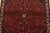 2000 - 2009 Abadeh Rug 3’7” X 5’3” Red Wool Vintage Tribal Hand-Knotted Oriental Carpet For Sale - Image 5 of 12