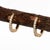 10mm Natural Diamond Huggie Earring in Solid 14k Yellow Gold - Everyday Jewelry, Pair For Sale - Image 4 of 5