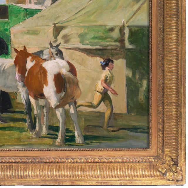 'Fête Foraine' by Lucien Simon, Circa 1919, Circus, Brittany, Breton, Société Nationale Des Beaux-Arts For Sale - Image 11 of 12