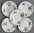 Early 20th Century Minton Porcelain Small Bread Plates in a Flower Sprig Pattern - Set of 5 For Sale - Image 12 of 13