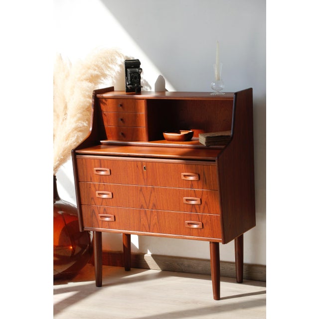 Vintage Danish Teak Secretary, 1960s For Sale - Image 12 of 18