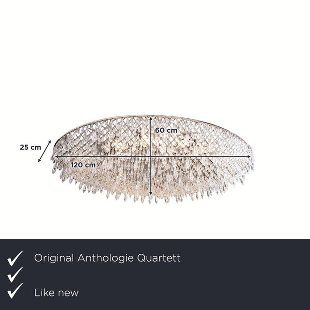 What we love so much about this lamp design by Anthologie Quartett is the interplay of the crystals with the light, which...