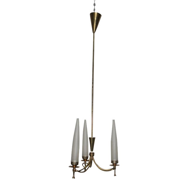 Italian Midcentury Ceiling Lamp, 1950s For Sale